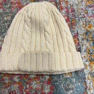 Outerknown wool beanie in cream